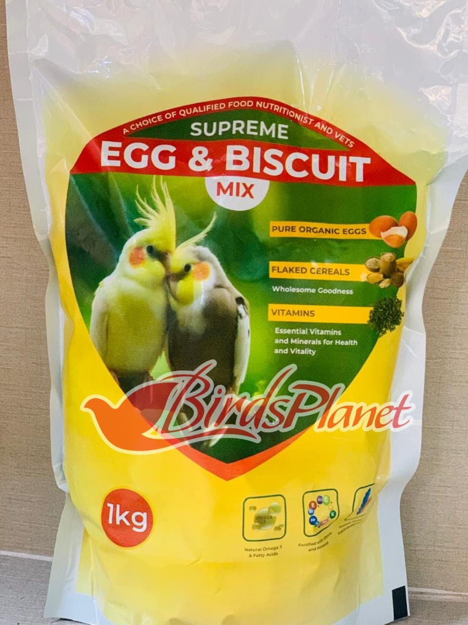 Supreme Egg & Biscuit Mix is all natural made with baked whole eggs, whole grains bread crumbs and pure honey. It also contains Active directive cultures that include lactobacillus