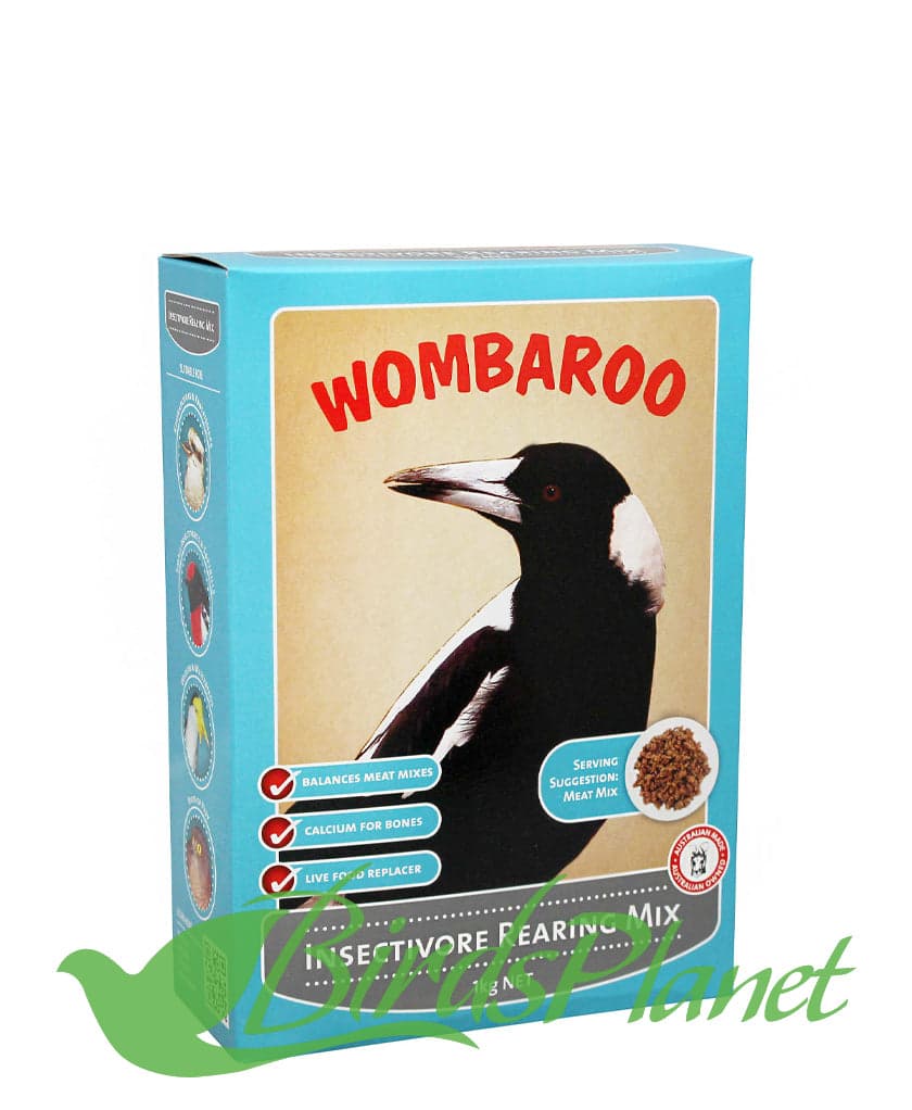 Complete food for rearing and supplementing insectivorous and carnivorous birds.

 This includes magpies, kookaburras, birds of prey & seabirds.

 Key Features 

 High Protein – 52
