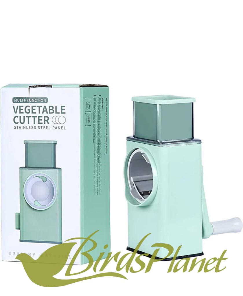 Product Description: 

 Innovative drum design, cutting vegetables does not hurt hands.

 Waterproof fuselage, easy to clean.

 Use 3-Blade shredder to quickly and easily create pr