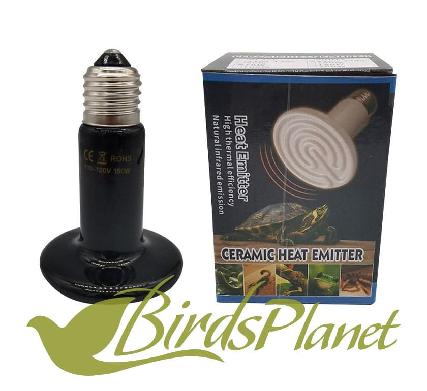 The ceramic ensures long lasting and stable performance. 

 Capable of radiating heat and creating the natural sun-like heat condition. 

 The bulb produces heat instead of light, 