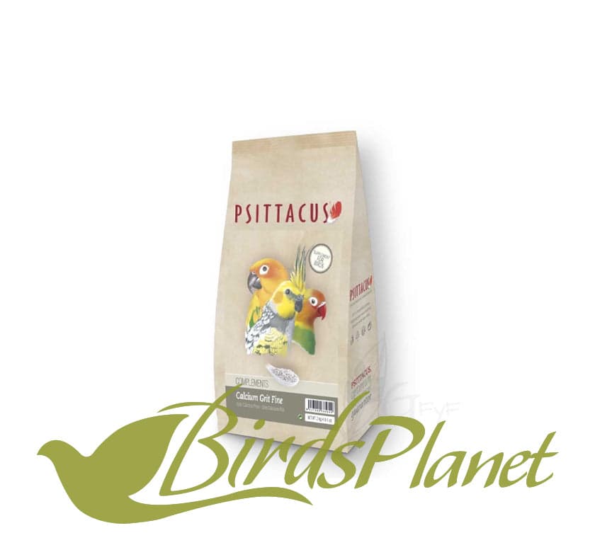 Calcium Grit Fine is a complementary product for small to medium sized birds.

 It is indicated to enable birds to correct calcium deficiencies typical of seed mixtures and the inc