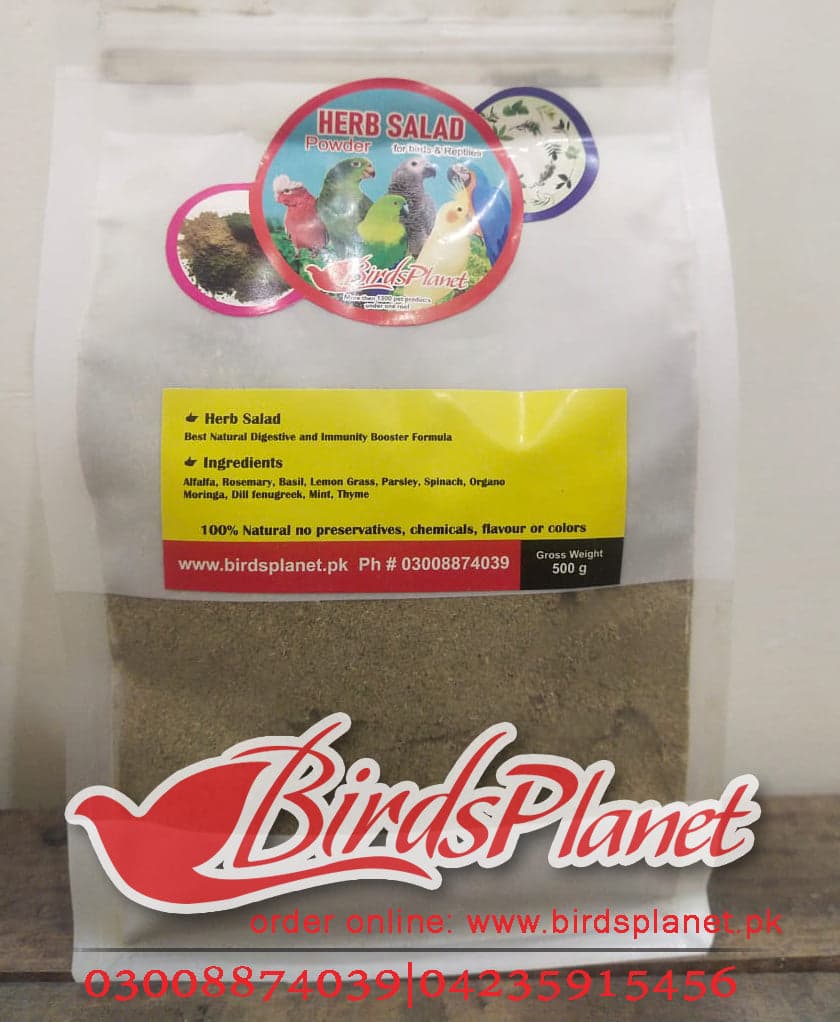 Herb Salad 

 Best Natural Digestive and immunity booster formula

 100% Natural No preservatives, chemicals, flavour or colours

 Ingredients:

 Alfalfa, Rosemary, Lemon Grass, Ba