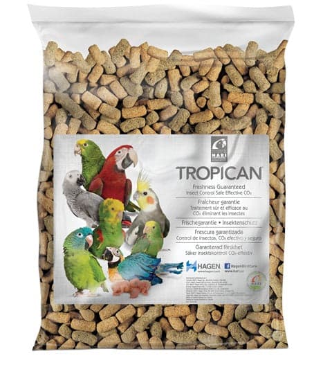 Tropican Lifetime Formula Sticks for Parrots is a scientifically formulated, completely balanced and flavorful maintenance diet for fledged Juvenile to adult Parrots. Since Tropica
