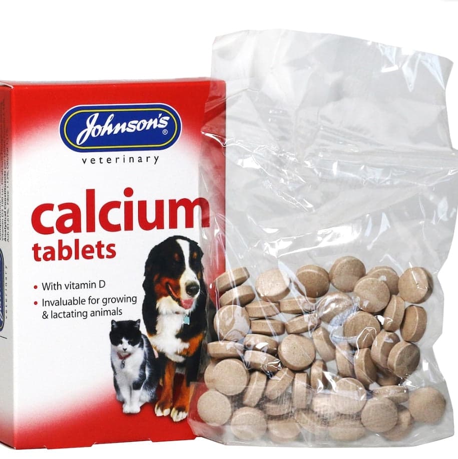 Johnson's Veterinary Calcium tablets ✔️For Dogs and Cats ✔️Supplement for Animals of Calcium Deficiency ✔️Perfect for Pregnant Dog and Cats