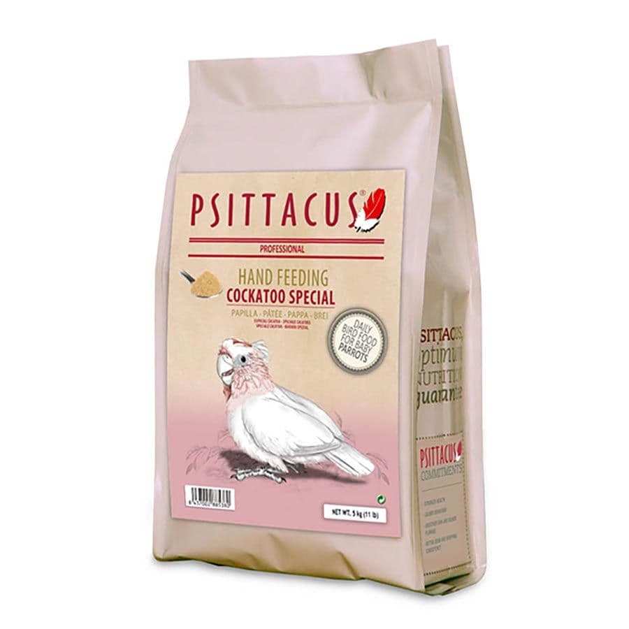 Cockatoo Special Hand Feeding 

 This product is intended for hand-rearing cockatoo chicks (except black 
cockatoos) from the moment that the feathers begin to emerge.

 More info