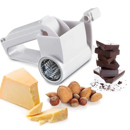 MULTIPURPOSE- This handheld kitchen and cooking gadget is a great gift for both beginner and experienced cooks or bakers. It helps quickly and easily grate or shave Egg, cheese, nu