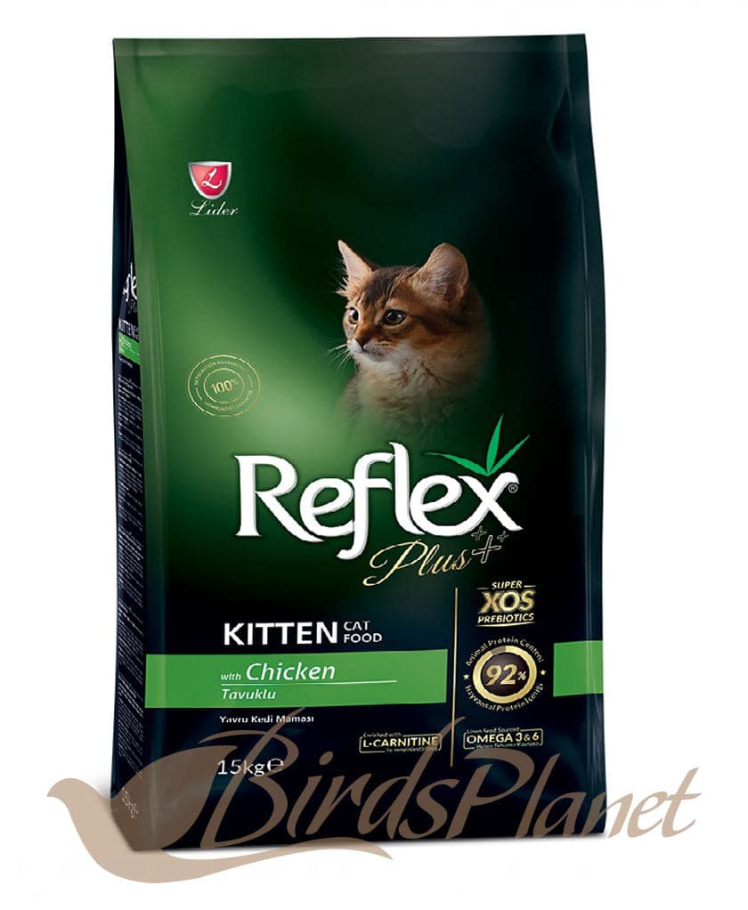 Kitten Cat Food with Chicken 

 Meets nutritional needs of kittens with it's balanced formula and high quality ingredients. Small and tasty kibbles are specially designed for kitt