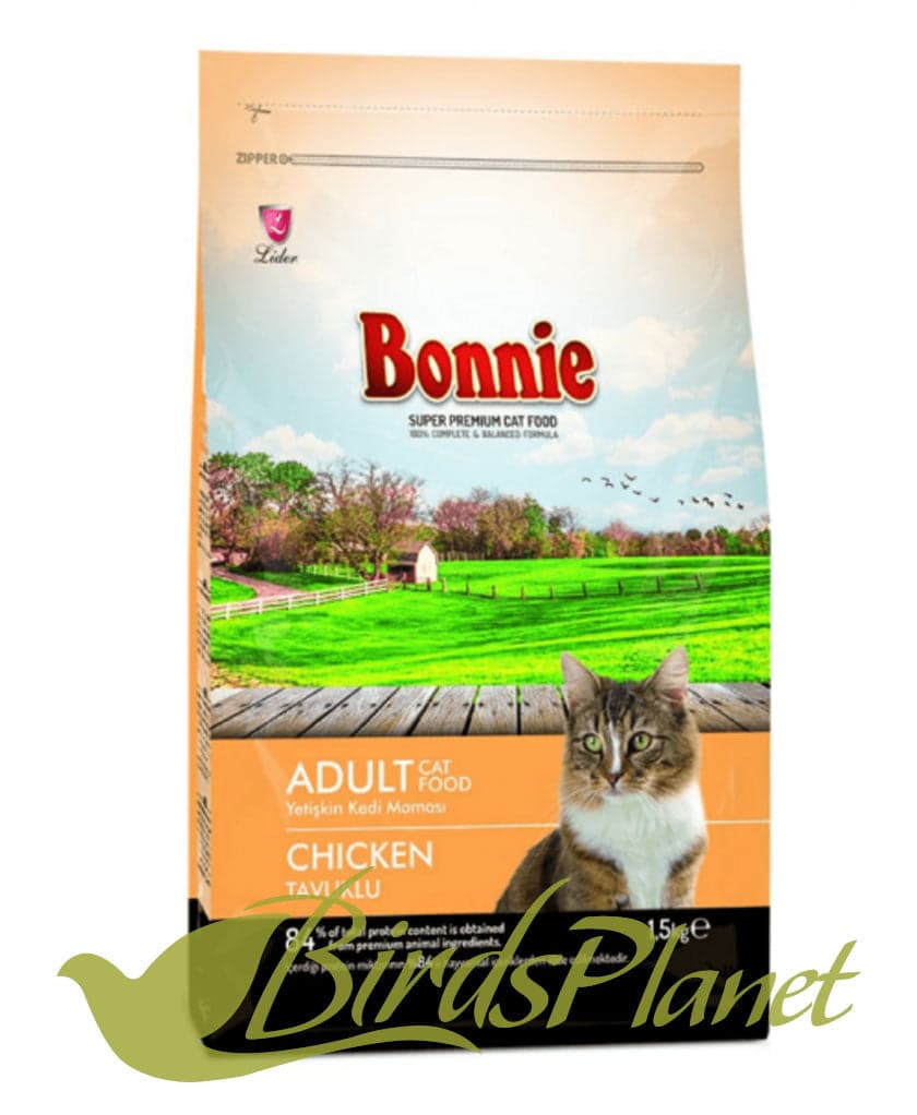Bonnie Adult Cat Food – Chicken 0.5kg 

 BONNIE 

Full-balanced, chicken protein-containing cat food carefully formulated by cat / dog nutritionists to meet the nutritional require