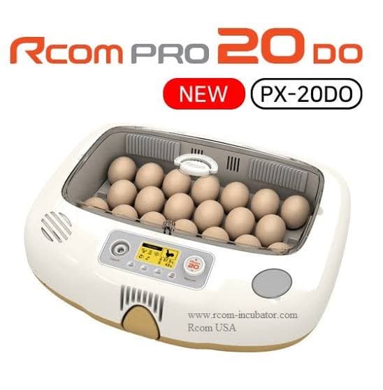 Whether you are a hobbyist or a professional breeder, the Rcom Pro 20 DO (Digital One) is a top-tier, fully automated incubator designed to take the guesswork out of hatching. Know