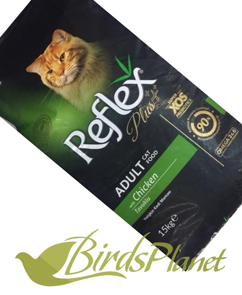 Reflex Plus Adult Cat Food with Chicken 
 Complete and balanced formulated super premium dry cat food with chicken for all breed cats aged over 12 months. 

 Analytical Constituent