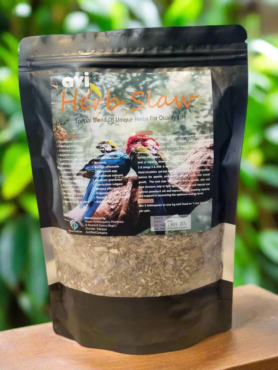 Avi Herb Slaw (combination of 30 herbs possess)Benefits: 

 Benefits: 

 This unique combination of 30 herbs possesses anti-inflammatory, anti-viral, anti-bacterial, anti-fungal, a