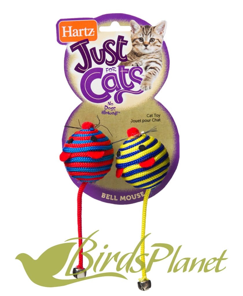 Hartz® Just For Cats® Bell Mouse® 

 The Hartz® Just for Cats® Bell Mouse™ Cat Toy offers hours of enjoyment for your pet. Just the right size for cats, this toy is unique, innovat