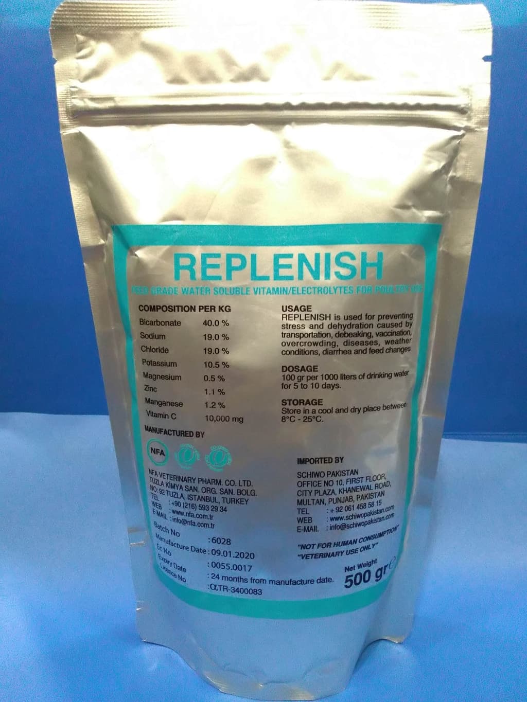Beat the Heat: Replenish Best Electrolyte
 Packing: 500g