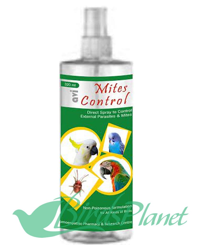 Avi Mites Control 
Direct Spray to Control External Parasites & Mites 

 Application: 
Spray directly on birds, cages, nest boxes, day-old chicks, eggs, feather's inside out, floor