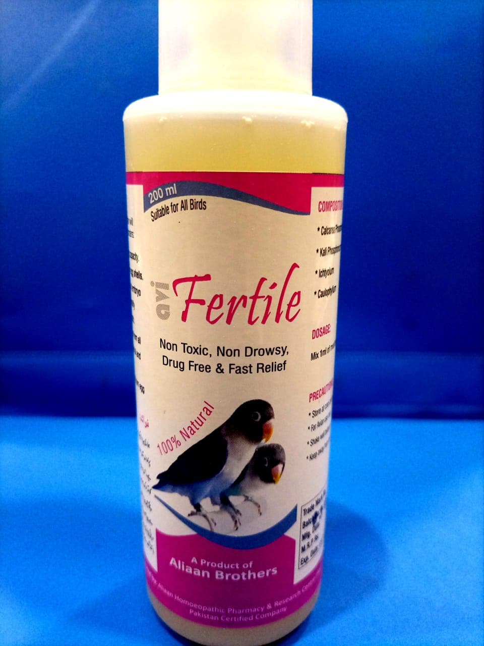 This formulation will improve the egg-laying capacity in birds and make the eggs more fertile. 

 It will control the drop-in and deformed egg production and make the egg shells st