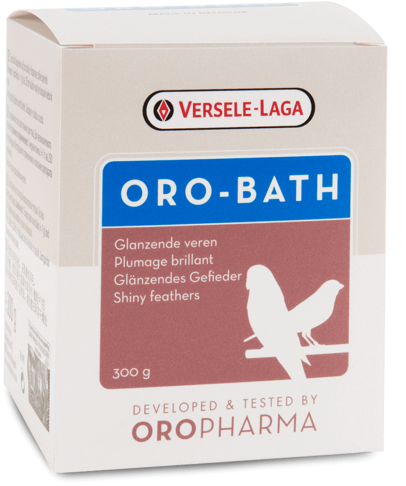 Oro-Bath by Oropharma

 Product presentation

Oropharma Oro-Bath is a special bath salts care product for glossy plumage. It makes feathers more supple, keeps the feet and skin fre