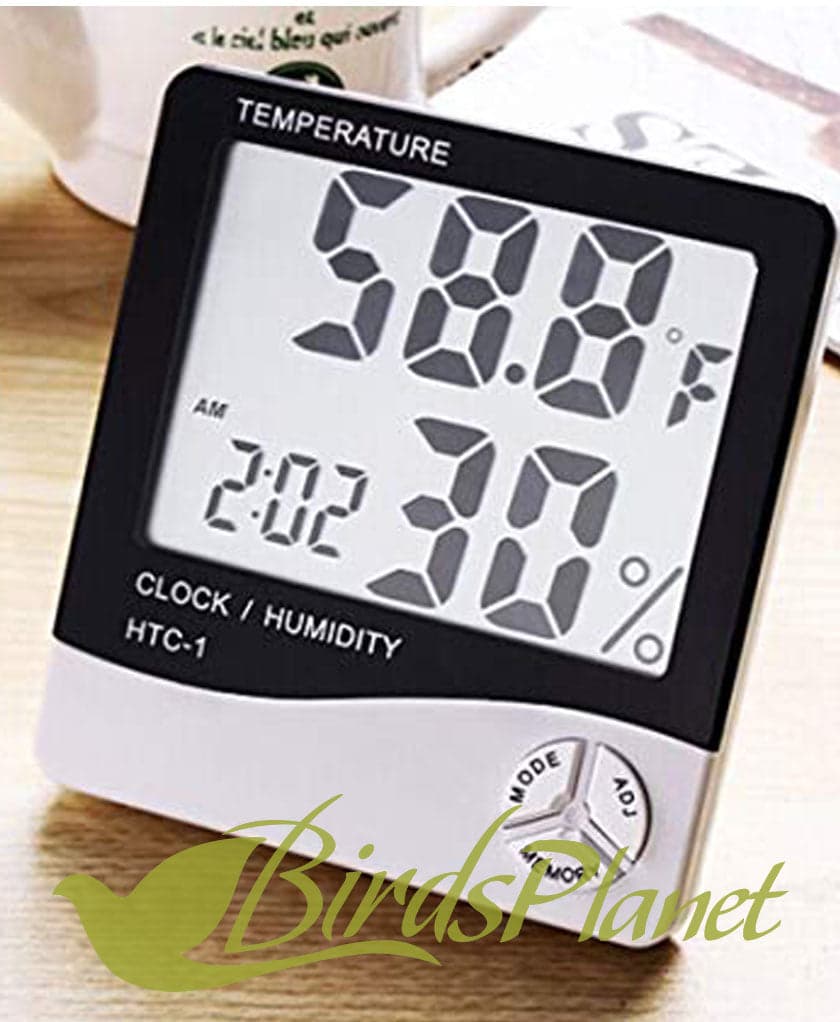 Digital Thermometer & Hygrometer

 Large- Character LCD Display

 High stability & accurary

 Humidity , Temperature ,Clock 

 Indoor temperature display, indoor humidity display

