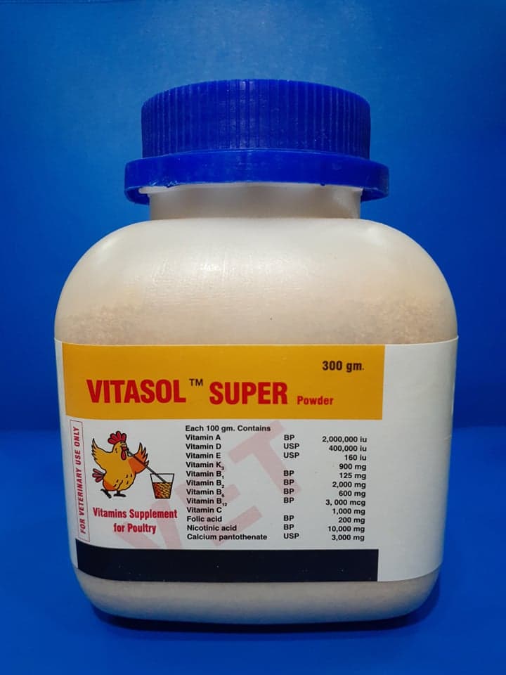 Vitasol Super Powder

 Vitamins supplement

 Weight 300grm