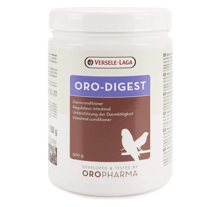 Oropharma Oro-digest 

 Product presentation
Complementary feed for birds. Oropharma Oro-Digest is an intestinal conditioner. This product prevents the adhesion of pathogenic bacte