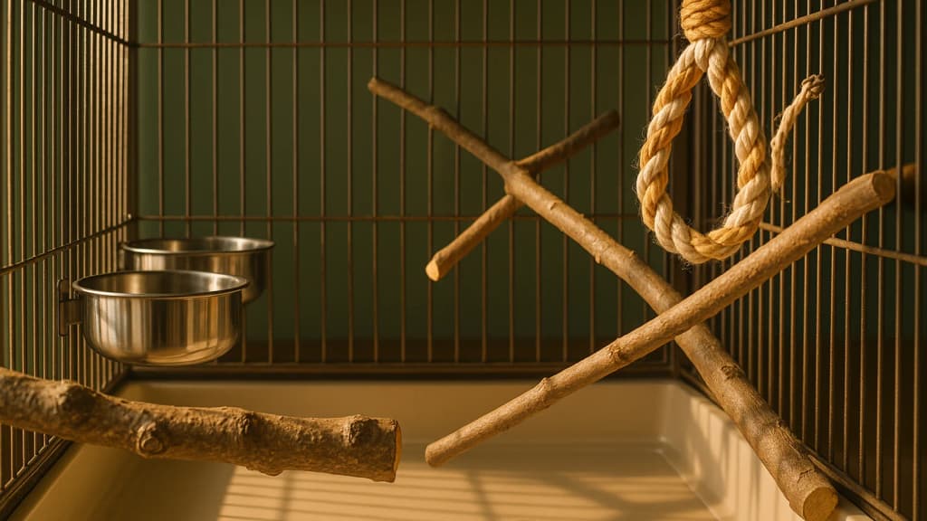 The cage is the easy part. What goes inside it decides whether your bird stays healthy.